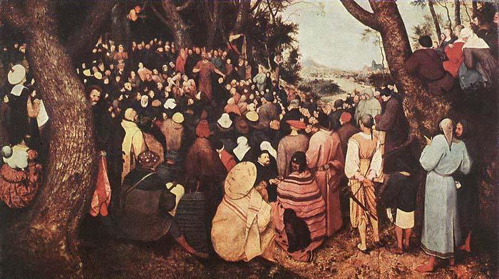 Pieter Bruegel The Sermon of St John the Baptist